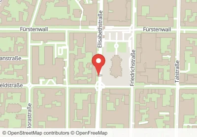 Hotels an der Elisabethstraße in Düsseldorf – Unterkünfte, Pensionen und Ferienwohnungen in zentraler Lage