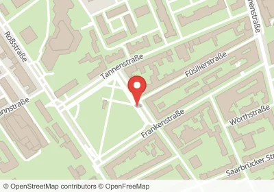 Hotels an der Frankenplatz in Düsseldorf – Unterkünfte, Pensionen und Ferienwohnungen in zentraler Lage