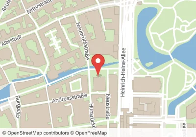 Hotels an der Grabbeplatz in Düsseldorf – Unterkünfte, Pensionen und Ferienwohnungen in zentraler Lage