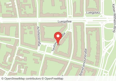 Hotels an der Teutonenstraße in Düsseldorf – Unterkünfte, Pensionen und Ferienwohnungen in zentraler Lage
