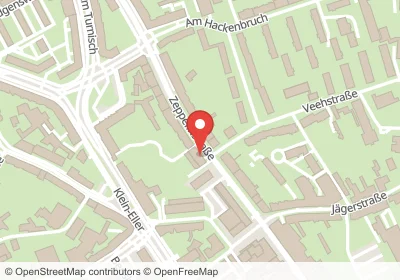 Hotels an der Zeppelinstraße in Düsseldorf – Unterkünfte, Pensionen und Ferienwohnungen in zentraler Lage