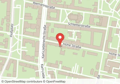 Hotels an der Hohe Straße in Leipzig – Unterkünfte, Pensionen und Ferienwohnungen in zentraler Lage