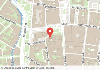 Hotels an der Thomaskirchhof in Leipzig – Unterkünfte, Pensionen und Ferienwohnungen in zentraler Lage