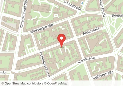 Hotels an der Annastraße in Essen – Unterkünfte, Pensionen und Ferienwohnungen in zentraler Lage