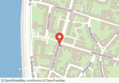 Hotels an der Friedrich-Wilhelm-Straße in Trier – Unterkünfte, Pensionen und Ferienwohnungen in zentraler Lage