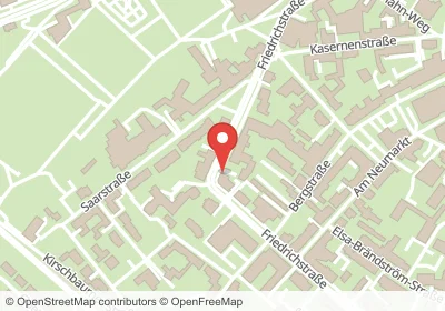Hotels an der Friedrichstraße in Solingen – Unterkünfte, Pensionen und Ferienwohnungen in zentraler Lage