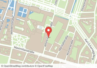 Hotels an der Alfons-Goppel-Straße in München – Unterkünfte, Pensionen und Ferienwohnungen in zentraler Lage