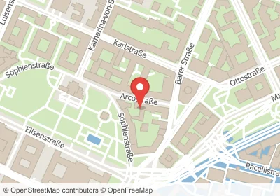 Hotels an der Arcostraße in München – Unterkünfte, Pensionen und Ferienwohnungen in zentraler Lage