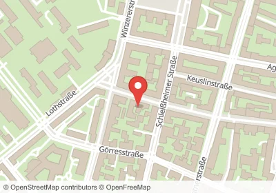 Hotels an der Georgenstraße in München – Unterkünfte, Pensionen und Ferienwohnungen in zentraler Lage