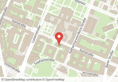 Hotels an der Karlstraße in München – Unterkünfte, Pensionen und Ferienwohnungen in zentraler Lage