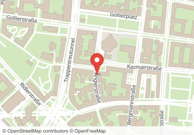 Hotels an der Kazmairstraße in München – Unterkünfte, Pensionen und Ferienwohnungen in zentraler Lage