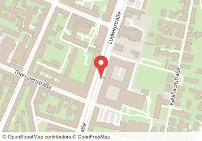 Hotels an der Ludwigstraße in München – Unterkünfte, Pensionen und Ferienwohnungen in zentraler Lage