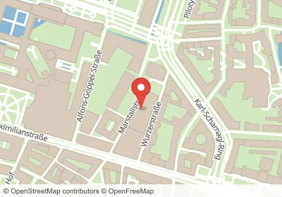 Hotels an der Marstallstraße in München – Unterkünfte, Pensionen und Ferienwohnungen in zentraler Lage