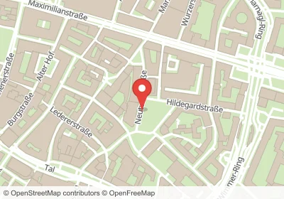 Hotels an der Neuturmstraße in München – Unterkünfte, Pensionen und Ferienwohnungen in zentraler Lage