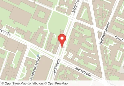 Hotels an der Seidlstraße in München – Unterkünfte, Pensionen und Ferienwohnungen in zentraler Lage