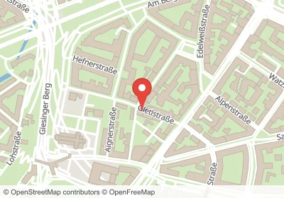 Hotels an der Untere Grasstraße in München – Unterkünfte, Pensionen und Ferienwohnungen in zentraler Lage
