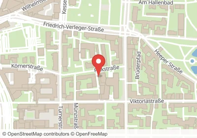 Hotels an der Falkstraße in Bielefeld – Unterkünfte, Pensionen und Ferienwohnungen in zentraler Lage