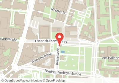 Hotels an der Friedrich-Ebert-Straße in Bielefeld – Unterkünfte, Pensionen und Ferienwohnungen in zentraler Lage
