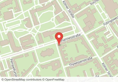 Hotels an der Johannesstraße  in Krefeld – Unterkünfte, Pensionen und Ferienwohnungen in zentraler Lage