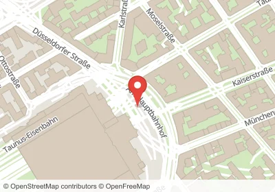 Hotels an der Am Hauptbahnhof in Frankfurt am Main – Unterkünfte, Pensionen und Ferienwohnungen in zentraler Lage