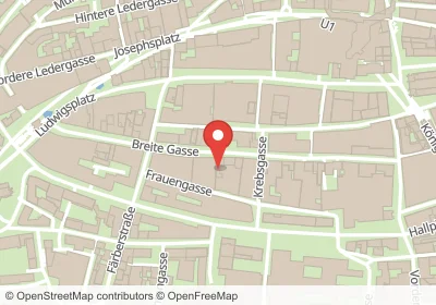 Hotels an der Breite Gasse in Nürnberg – Unterkünfte, Pensionen und Ferienwohnungen in zentraler Lage