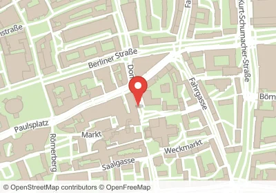 Hotels an der Domstraße in Frankfurt am Main – Unterkünfte, Pensionen und Ferienwohnungen in zentraler Lage