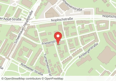 Hotels an der Friesenstraße in Nürnberg – Unterkünfte, Pensionen und Ferienwohnungen in zentraler Lage