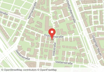 Hotels an der Frohsinnstraße in Augsburg – Unterkünfte, Pensionen und Ferienwohnungen in zentraler Lage