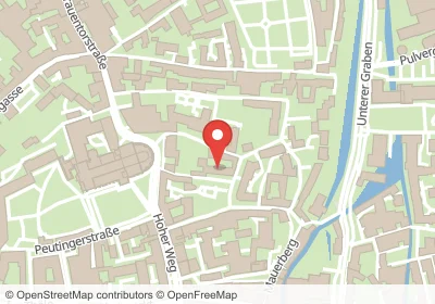 Hotels an der Inneres Pfaffengäßchen in Augsburg – Unterkünfte, Pensionen und Ferienwohnungen in zentraler Lage