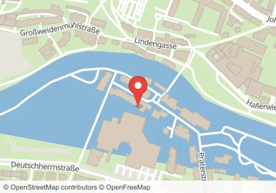 Hotels an der Kleinweidenmühle in Nürnberg – Unterkünfte, Pensionen und Ferienwohnungen in zentraler Lage