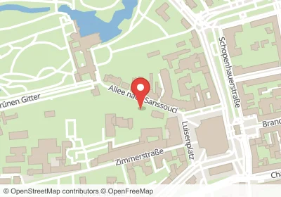 Hotels an der Allee nach Sanssouci in Potsdam – Unterkünfte, Pensionen und Ferienwohnungen in zentraler Lage