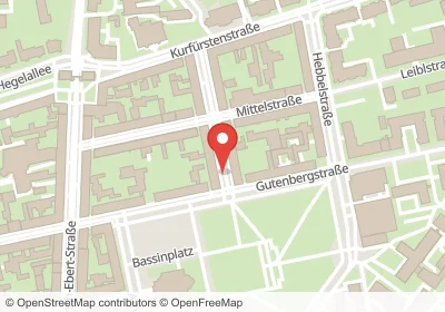 Hotels an der Benkertstraße in Potsdam – Unterkünfte, Pensionen und Ferienwohnungen in zentraler Lage