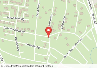 Hotels an der Fasanenweg in Birkenwerder – Unterkünfte, Pensionen und Ferienwohnungen in zentraler Lage