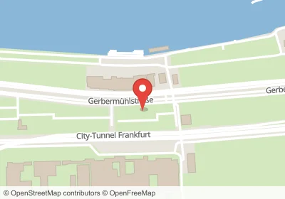 Hotels an der Gerbermühlstraße in Frankfurt am Main – Unterkünfte, Pensionen und Ferienwohnungen in zentraler Lage