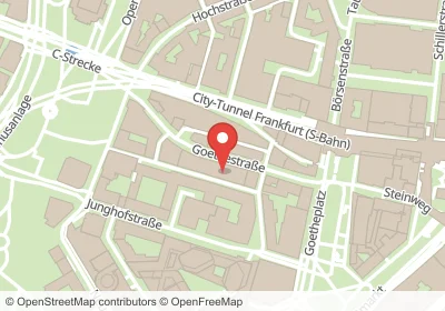 Hotels an der Goethestraße in Frankfurt am Main – Unterkünfte, Pensionen und Ferienwohnungen in zentraler Lage