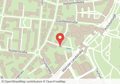 Hotels an der Klüberstraße in Frankfurt am Main – Unterkünfte, Pensionen und Ferienwohnungen in zentraler Lage