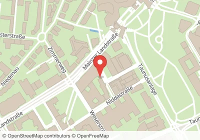 Hotels an der Marienstraße in Frankfurt am Main – Unterkünfte, Pensionen und Ferienwohnungen in zentraler Lage