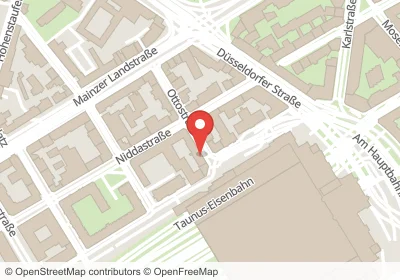 Hotels an der Ottostraße in Frankfurt am Main – Unterkünfte, Pensionen und Ferienwohnungen in zentraler Lage