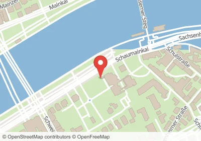 Hotels an der Schaumainkai in Frankfurt am Main – Unterkünfte, Pensionen und Ferienwohnungen in zentraler Lage
