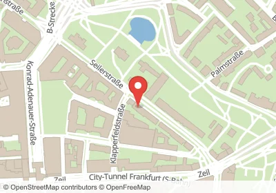 Hotels an der Seilerstraße in Frankfurt am Main – Unterkünfte, Pensionen und Ferienwohnungen in zentraler Lage