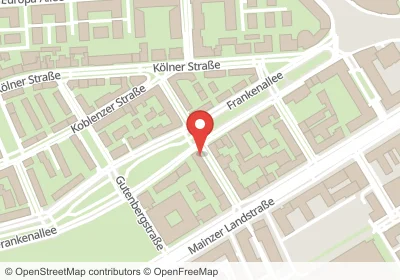 Hotels an der Speyerer Straße in Frankfurt am Main – Unterkünfte, Pensionen und Ferienwohnungen in zentraler Lage