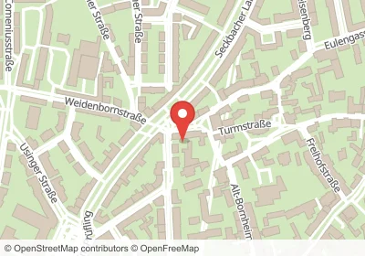 Hotels an der Weidenbornstraße in Frankfurt am Main – Unterkünfte, Pensionen und Ferienwohnungen in zentraler Lage