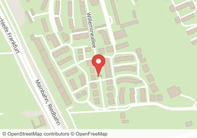 Hotels an der Willemineallee in Frankfurt am Main – Unterkünfte, Pensionen und Ferienwohnungen in zentraler Lage