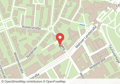 Hotels an der Zimmerweg in Frankfurt am Main – Unterkünfte, Pensionen und Ferienwohnungen in zentraler Lage