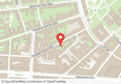 Hotels an der Akademiestraße in Karlsruhe – Unterkünfte, Pensionen und Ferienwohnungen in zentraler Lage
