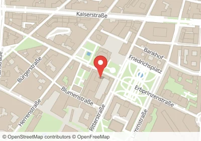 Hotels an der Erbprinzenstraße in Karlsruhe – Unterkünfte, Pensionen und Ferienwohnungen in zentraler Lage