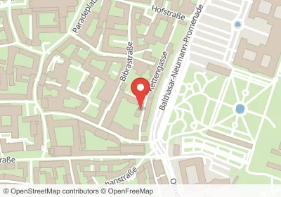 Hotels an der Pfauengasse in Würzburg – Unterkünfte, Pensionen und Ferienwohnungen in zentraler Lage