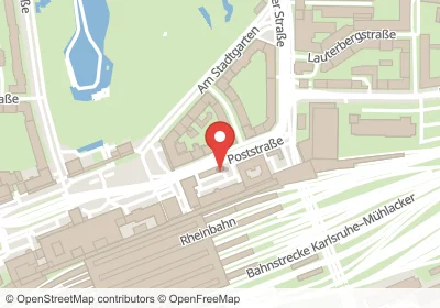 Hotels an der Poststraße in Karlsruhe – Unterkünfte, Pensionen und Ferienwohnungen in zentraler Lage