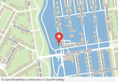 Hotels an der Rechts der Alb in Karlsruhe – Unterkünfte, Pensionen und Ferienwohnungen in zentraler Lage