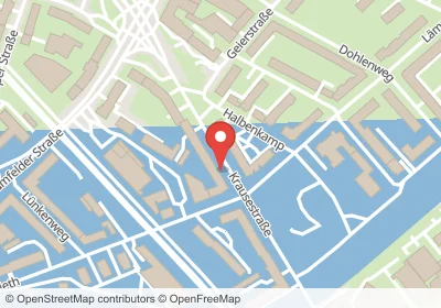 Hotels an der Krausestraßenbrücke in Hamburg – Unterkünfte, Pensionen und Ferienwohnungen in zentraler Lage